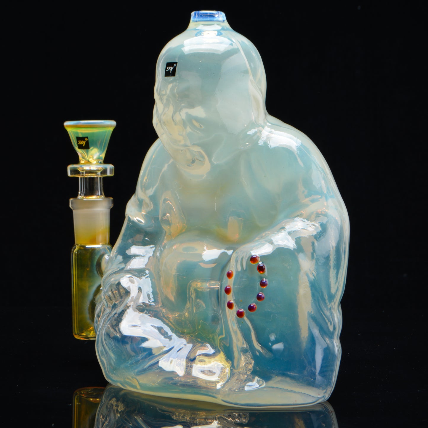 Odd Quality Silver Fumed Buddha