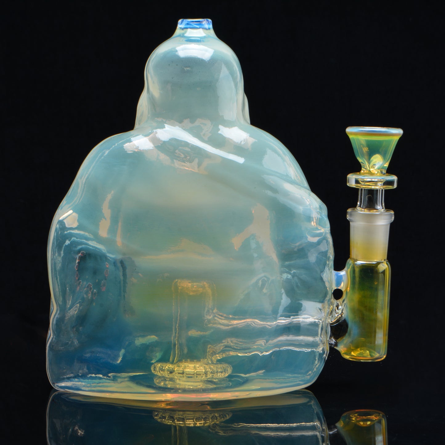 Odd Quality Silver Fumed Buddha
