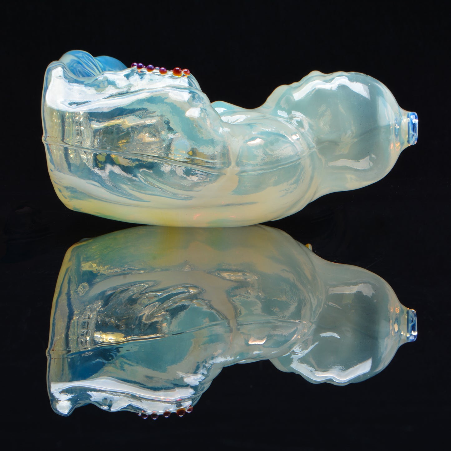 Odd Quality Silver Fumed Buddha