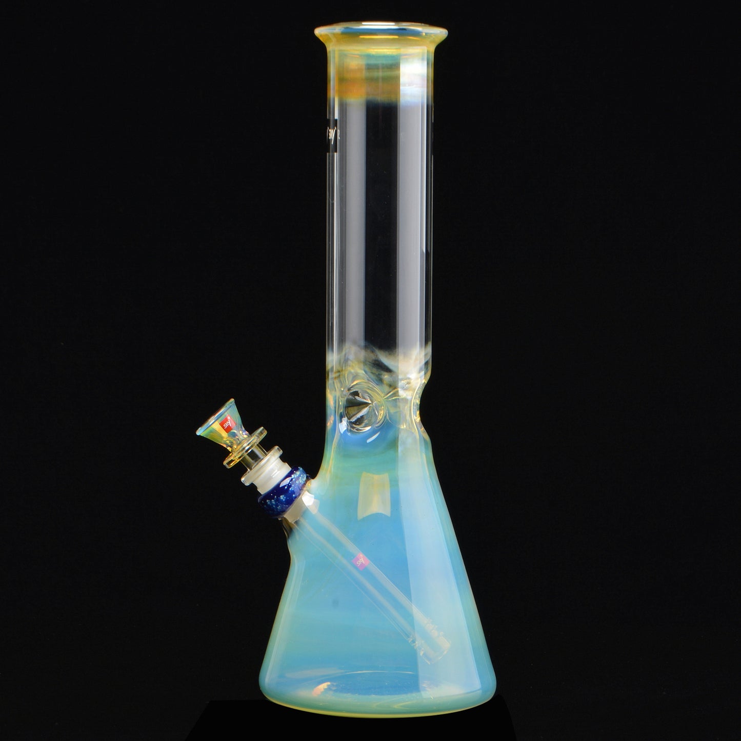 12in Silver Fumed Beaker Bong