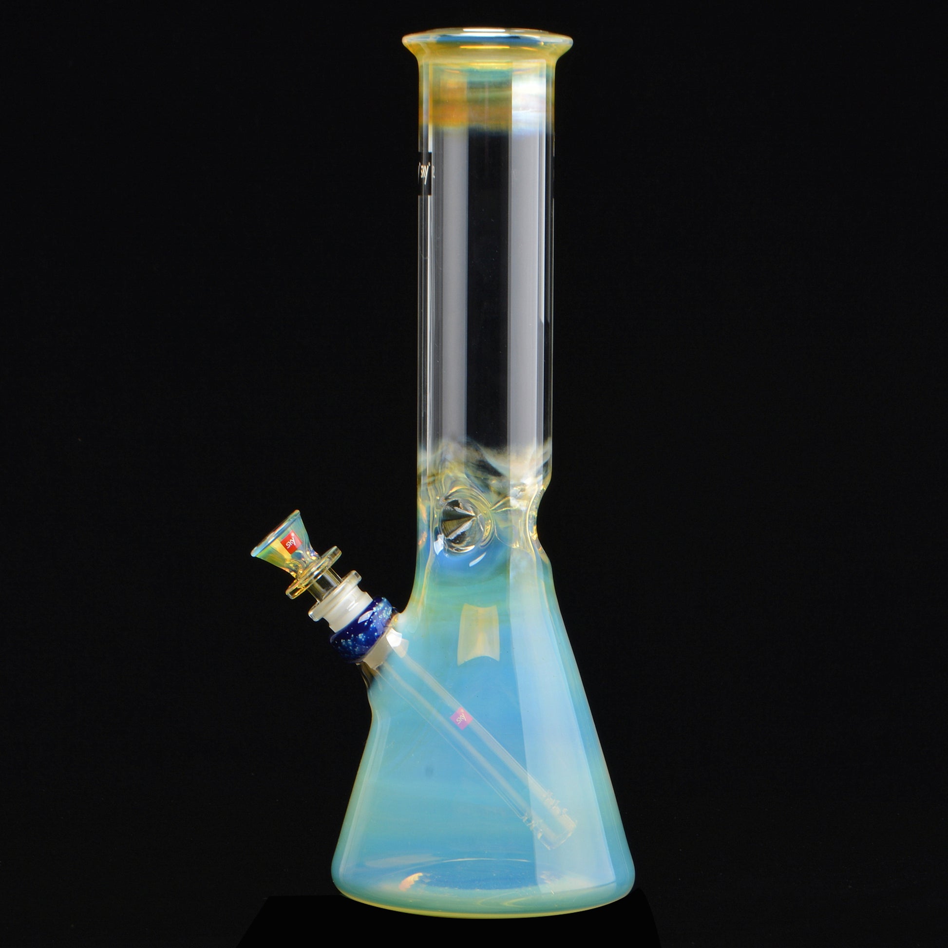 12in Silver Fumed Beaker Bong