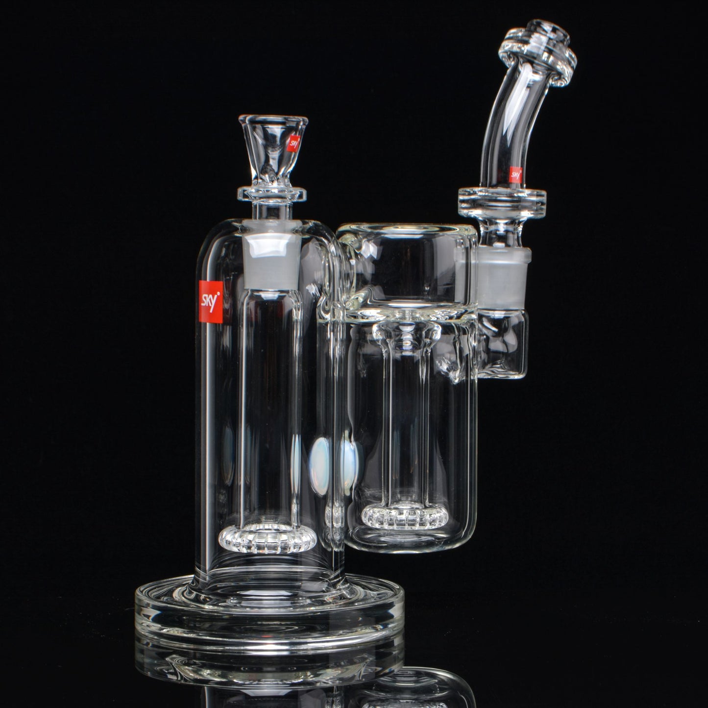 The Binary Bubbler Bong, turned diagonal