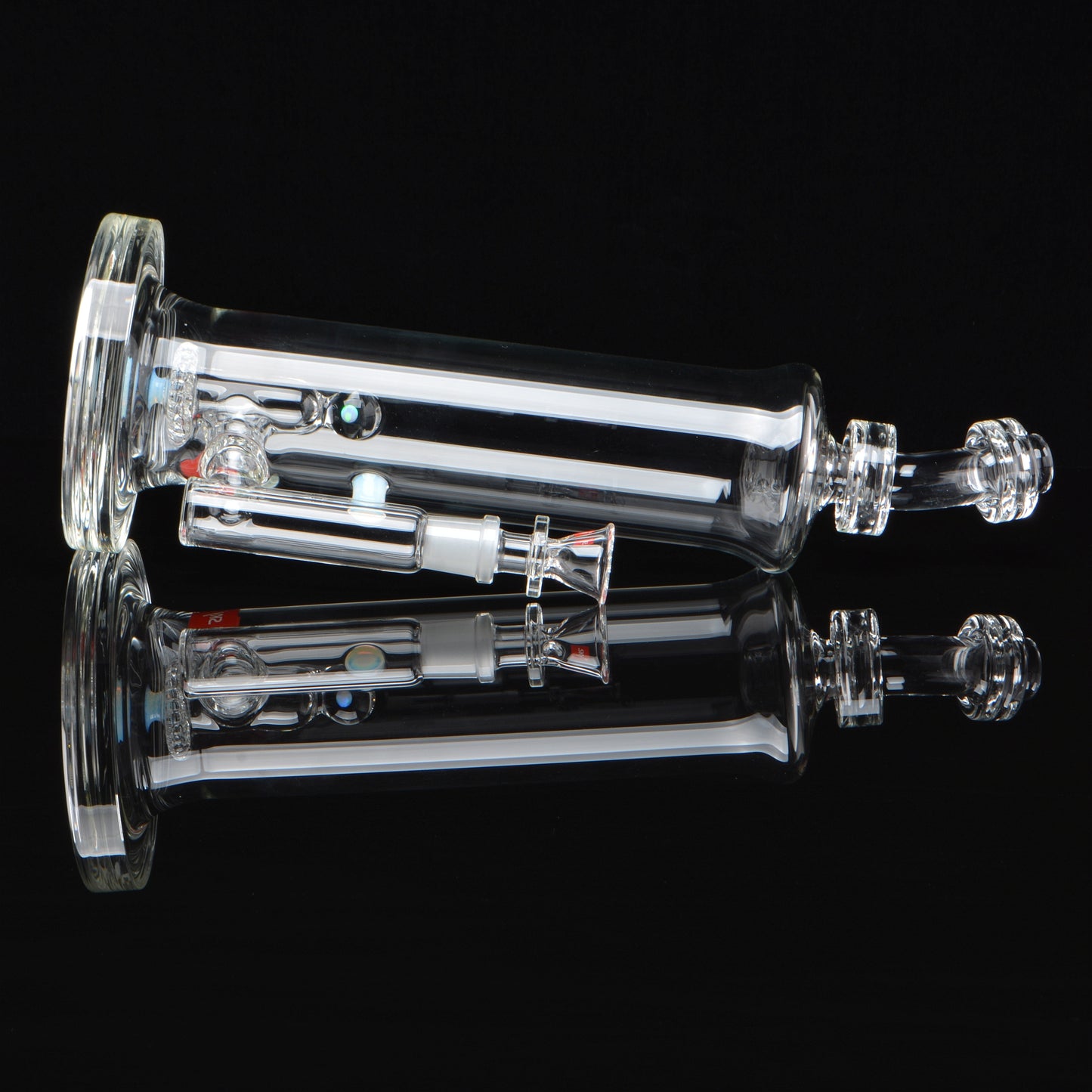 Eclipse bubbler bong laying on its side