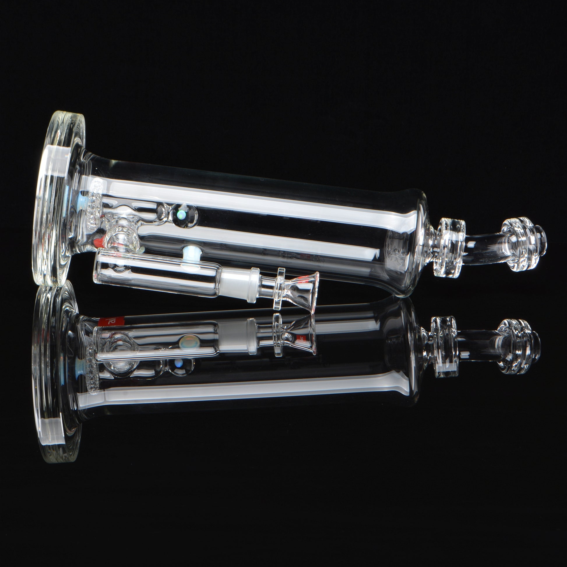 Eclipse bubbler bong laying on its side
