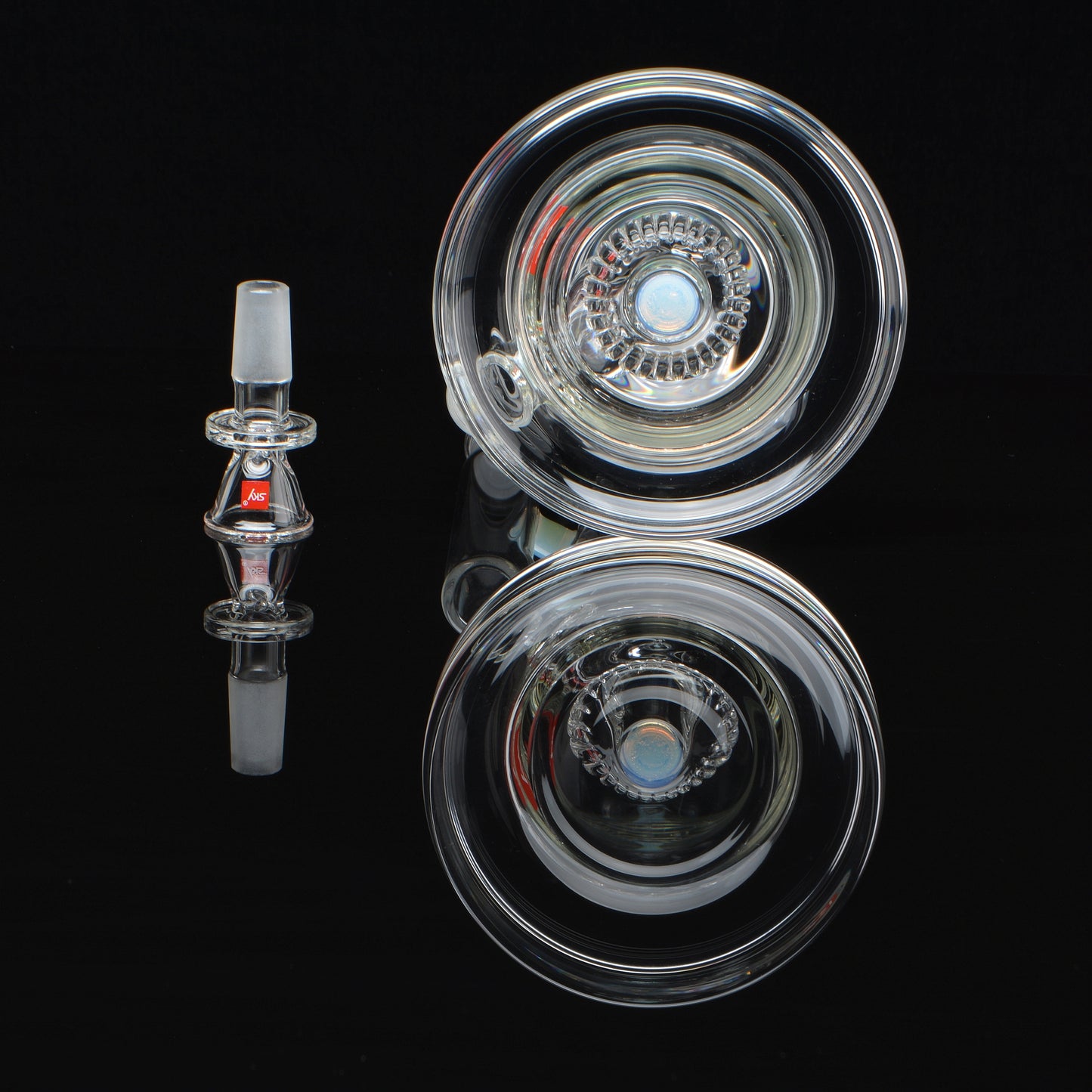 Eclipse bong base and bowl piece shot