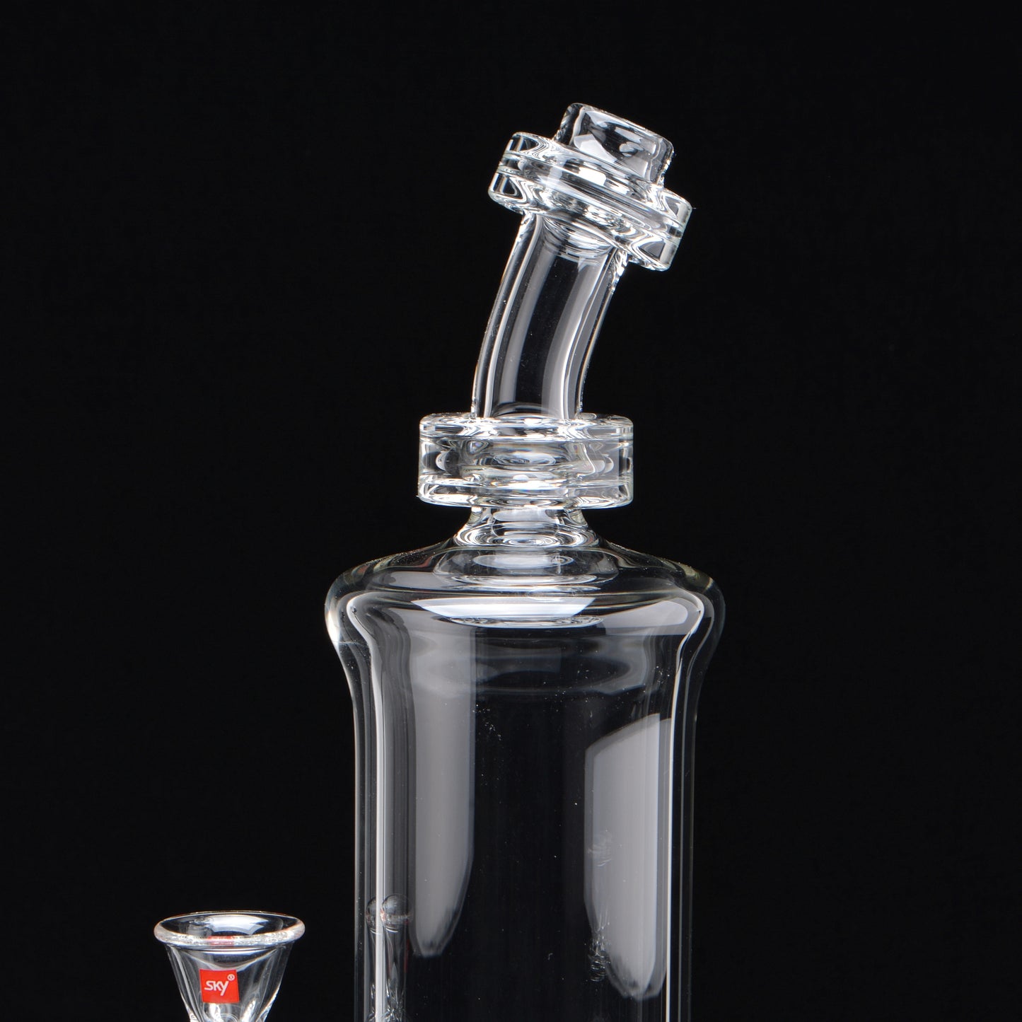Eclipse bong neck and mouthpiece shot
