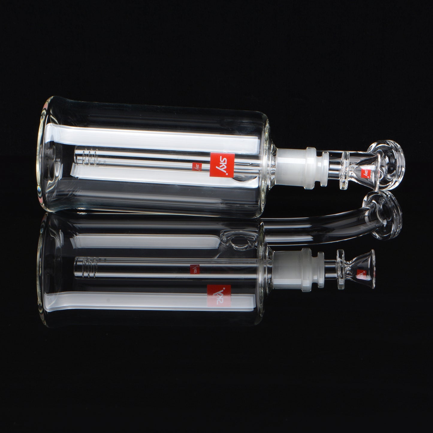 Stellar 14mm diffused bubbler bong, side profile shot