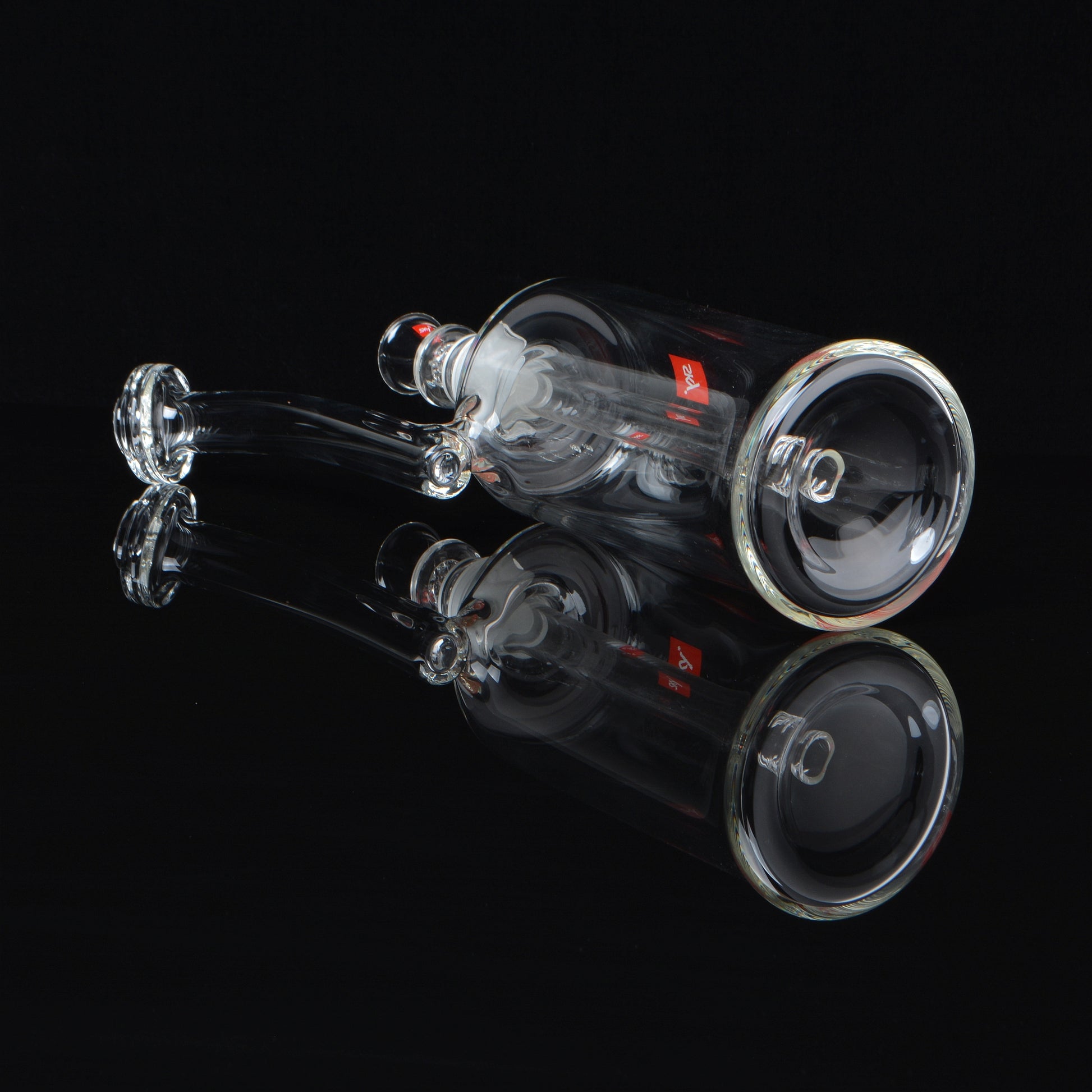 Stellar 14mm diffused bubbler bong, base, downstem, mouthpiece shot