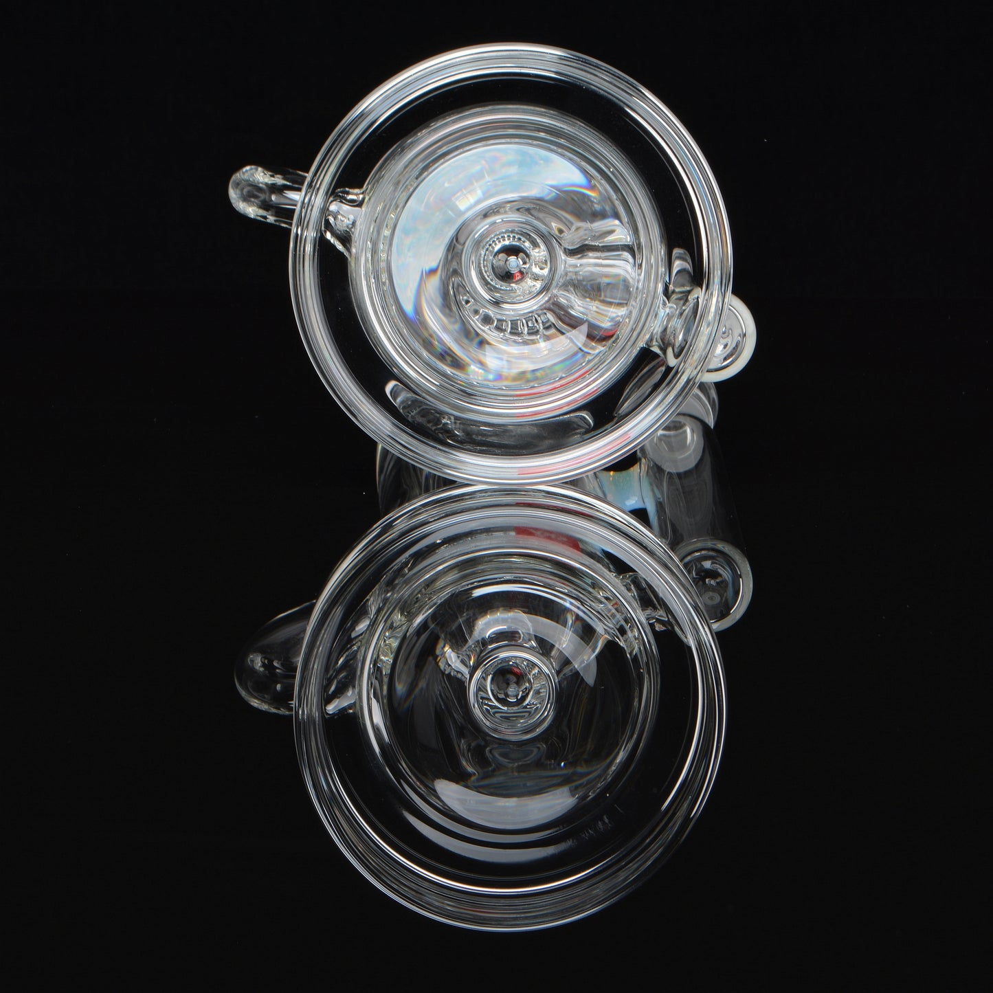 reflective shot of the base