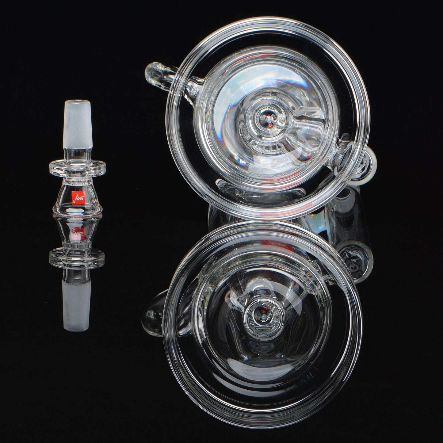 Reflective base and bowl piece shot