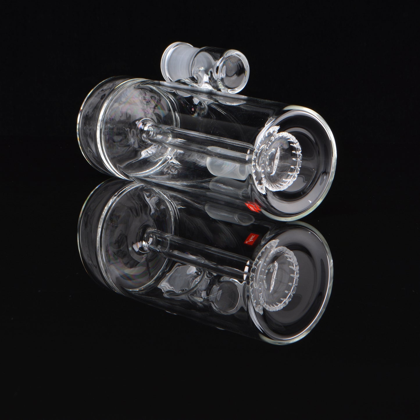 Reflective shot , laying down, rotated 45 degrees