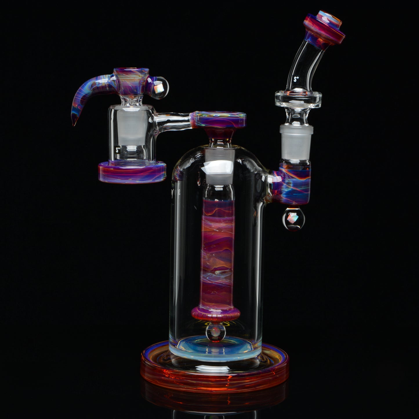 2nd Quality Amber Purple Lunar Bubbler Set