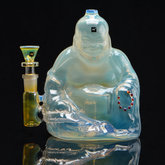 Odd Quality Silver Fumed Buddha