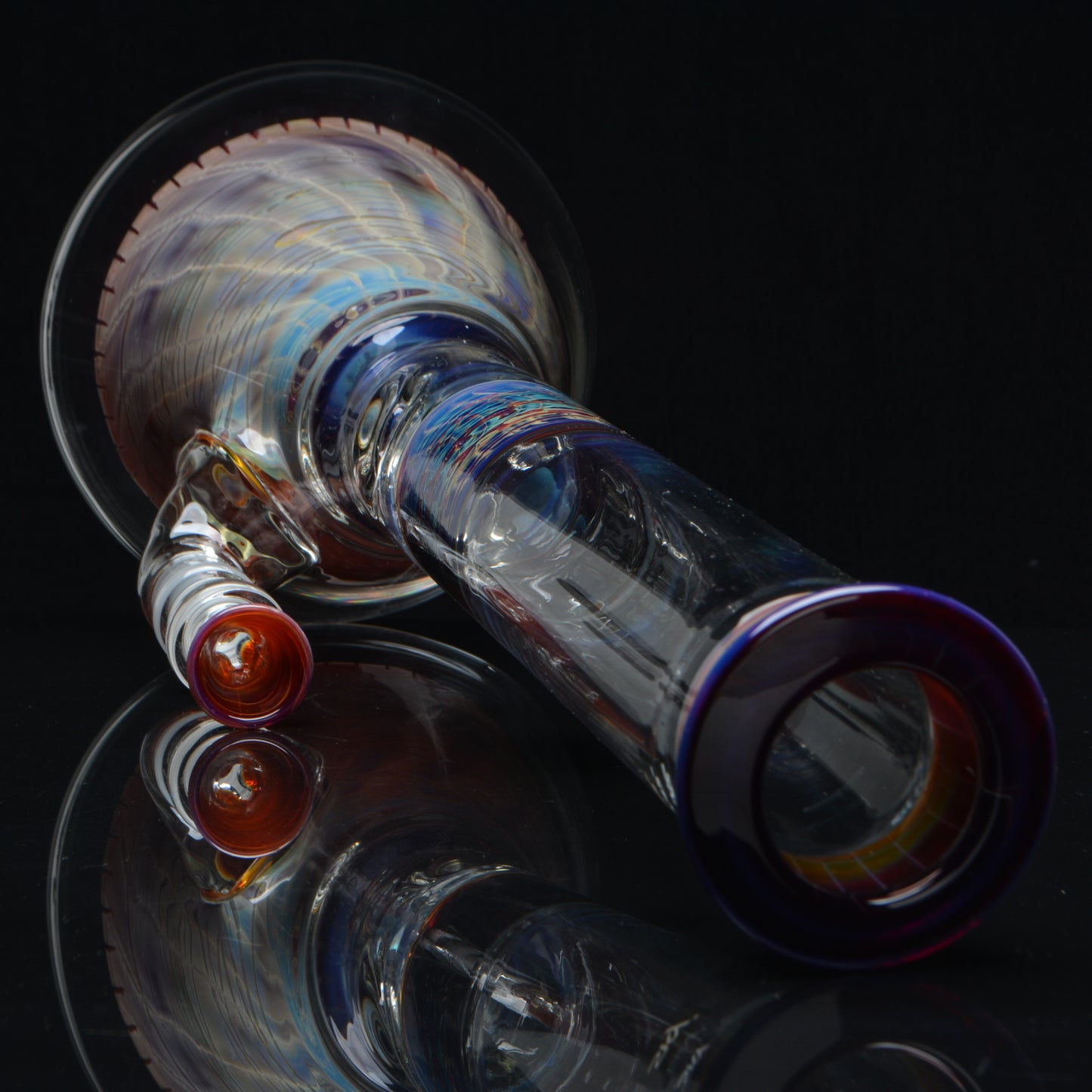 Amber Purple Fusion Beaker Bong