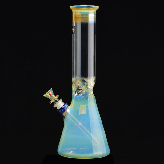 12in Silver Fumed Beaker Bong