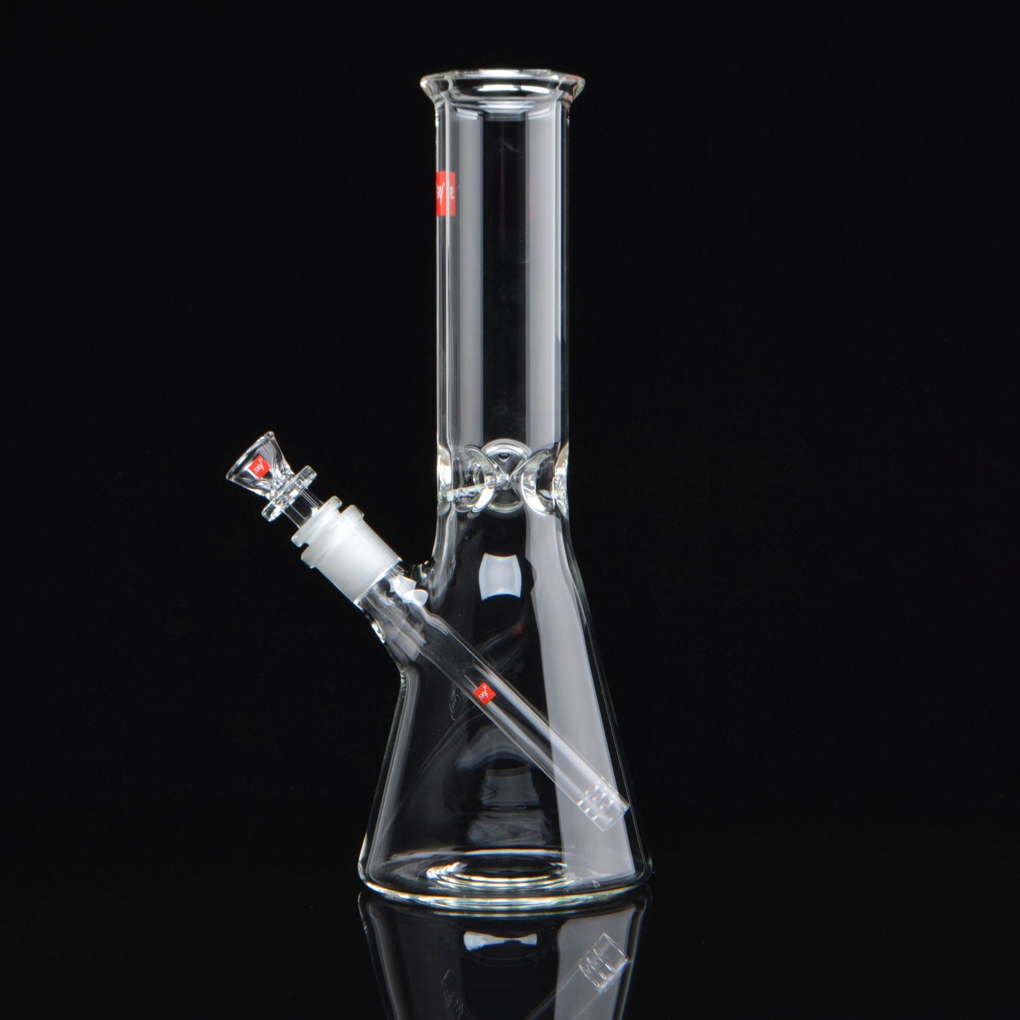 12in Vega Beaker Bong, clear glass, 14mm Joint